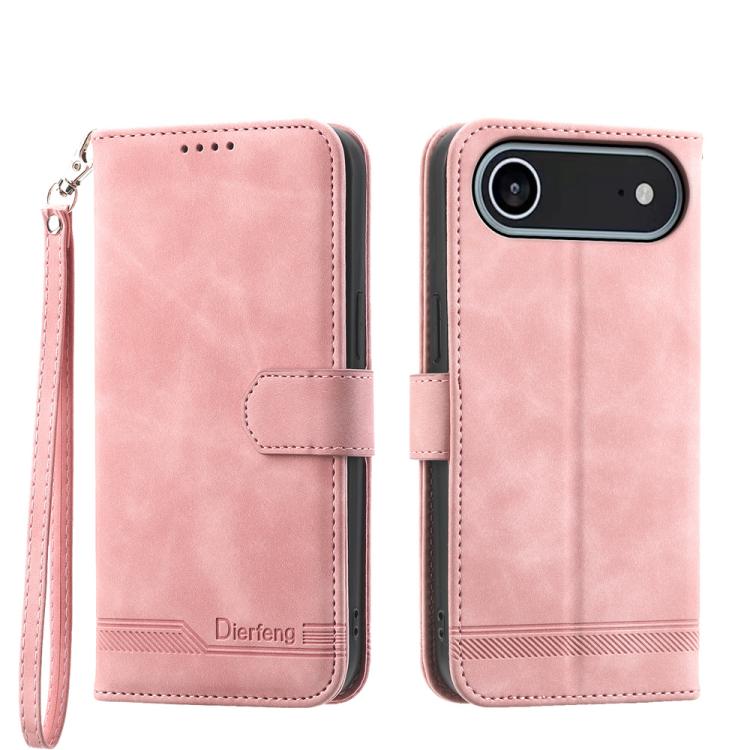 เคสโทรศัพท์หนัง PU ไฮบริด TPU Dierfeng Dream Line สำหรับ iPhone 17 Pro Max, สำหรับ iPhone 17 Pro, สำหรับ iPhone 17, สำหรับ iPhone Air, สำหรับ iPhone 16e, สำหรับ iPhone 16 Pro Max, สำหรับ iPhone 16 Pro, สำหรับ iPhone 16 Plus