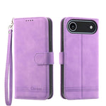 เคสโทรศัพท์หนัง PU ไฮบริด TPU Dierfeng Dream Line สำหรับ iPhone 17 Pro Max, สำหรับ iPhone 17 Pro, สำหรับ iPhone 17, สำหรับ iPhone Air, สำหรับ iPhone 16e, สำหรับ iPhone 16 Pro Max, สำหรับ iPhone 16 Pro, สำหรับ iPhone 16 Plus