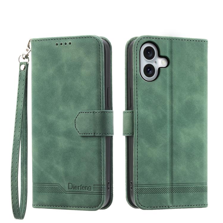 เคสโทรศัพท์หนัง PU ไฮบริด TPU Dierfeng Dream Line สำหรับ iPhone 17 Pro Max, สำหรับ iPhone 17 Pro, สำหรับ iPhone 17, สำหรับ iPhone Air, สำหรับ iPhone 16e, สำหรับ iPhone 16 Pro Max, สำหรับ iPhone 16 Pro, สำหรับ iPhone 16 Plus