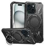 เคสโทรศัพท์กันกระแทกแม่เหล็ก MagSafe พร้อมที่จับแหวน สำหรับ iPhone 16 Plus, สำหรับ iPhone 16, สำหรับ iPhone 15 Pro Max, สำหรับ iPhone 15 Pro, สำหรับ iPhone 15 Plus, สำหรับ iPhone 15
