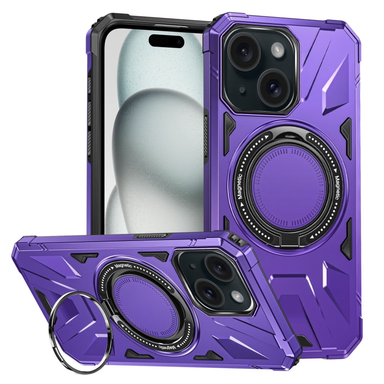 เคสโทรศัพท์กันกระแทกแม่เหล็ก MagSafe พร้อมที่จับแหวน สำหรับ iPhone 16 Plus, สำหรับ iPhone 16, สำหรับ iPhone 15 Pro Max, สำหรับ iPhone 15 Pro, สำหรับ iPhone 15 Plus, สำหรับ iPhone 15