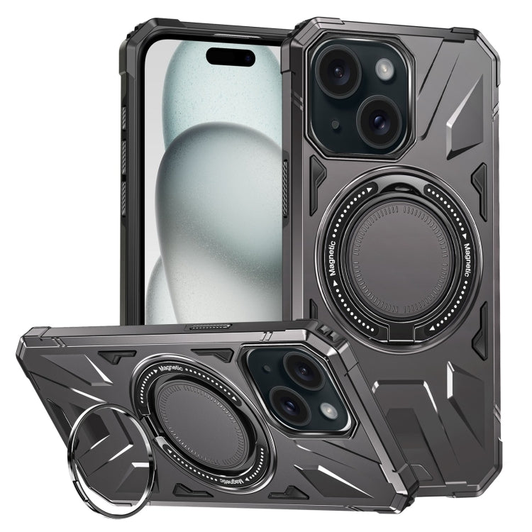 เคสโทรศัพท์กันกระแทกแม่เหล็ก MagSafe พร้อมที่จับแหวน สำหรับ iPhone 16 Plus, สำหรับ iPhone 16, สำหรับ iPhone 15 Pro Max, สำหรับ iPhone 15 Pro, สำหรับ iPhone 15 Plus, สำหรับ iPhone 15