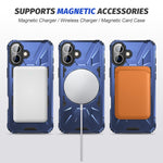เคสโทรศัพท์กันกระแทกแม่เหล็ก MagSafe พร้อมที่จับแหวน สำหรับ iPhone 16 Plus, สำหรับ iPhone 16, สำหรับ iPhone 15 Pro Max, สำหรับ iPhone 15 Pro, สำหรับ iPhone 15 Plus, สำหรับ iPhone 15