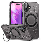 เคสโทรศัพท์กันกระแทกแม่เหล็ก MagSafe พร้อมที่จับแหวน สำหรับ iPhone 16 Plus, สำหรับ iPhone 16, สำหรับ iPhone 15 Pro Max, สำหรับ iPhone 15 Pro, สำหรับ iPhone 15 Plus, สำหรับ iPhone 15
