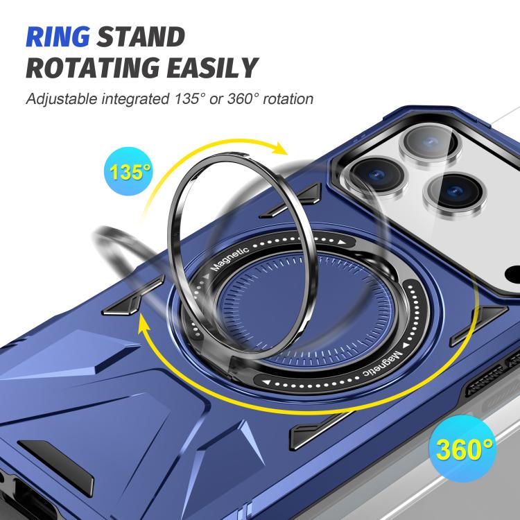 เคสโทรศัพท์กันกระแทกแม่เหล็ก MagSafe พร้อมที่จับแหวน สำหรับ iPhone 17 Pro Max, สำหรับ iPhone 17 Pro, สำหรับ iPhone 17, สำหรับ iPhone Air, สำหรับ iPhone 16 Pro Max, สำหรับ iPhone 16 Pro
