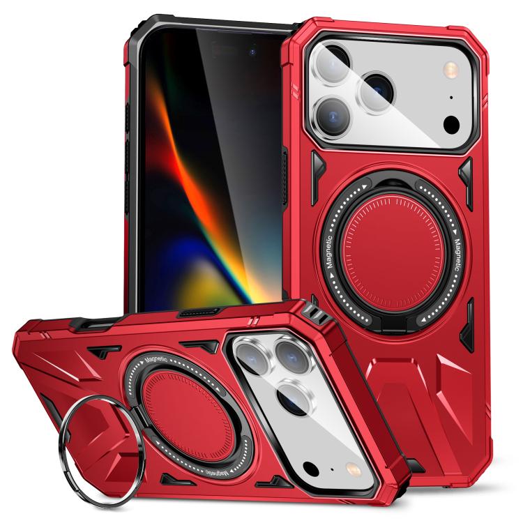 เคสโทรศัพท์กันกระแทกแม่เหล็ก MagSafe พร้อมที่จับแหวน สำหรับ iPhone 17 Pro Max, สำหรับ iPhone 17 Pro, สำหรับ iPhone 17, สำหรับ iPhone Air, สำหรับ iPhone 16 Pro Max, สำหรับ iPhone 16 Pro
