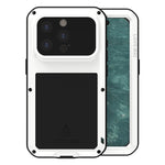 เคสโทรศัพท์กันกระแทกโลหะ LOVE MEI กันน้ำกันฝุ่น สำหรับ iPhone 17 Pro Max, สำหรับ iPhone 17 Pro, สำหรับ iPhone 17, สำหรับ iPhone 16 Pro Max, สำหรับ iPhone 16 Pro, สำหรับ iPhone 16, สำหรับ iPhone 15 Pro Max, สำหรับ iPhone 15 Pro