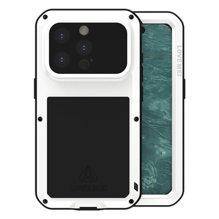 เคสโทรศัพท์กันกระแทกโลหะ LOVE MEI กันน้ำกันฝุ่น สำหรับ iPhone 17 Pro Max, สำหรับ iPhone 17 Pro, สำหรับ iPhone 17, สำหรับ iPhone 16 Pro Max, สำหรับ iPhone 16 Pro, สำหรับ iPhone 16, สำหรับ iPhone 15 Pro Max, สำหรับ iPhone 15 Pro