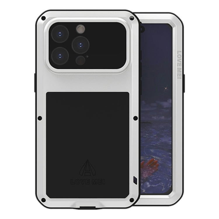 เคสโทรศัพท์กันกระแทกโลหะ LOVE MEI กันน้ำกันฝุ่น สำหรับ iPhone 17 Pro Max, สำหรับ iPhone 17 Pro, สำหรับ iPhone 17, สำหรับ iPhone 16 Pro Max, สำหรับ iPhone 16 Pro, สำหรับ iPhone 16, สำหรับ iPhone 15 Pro Max, สำหรับ iPhone 15 Pro