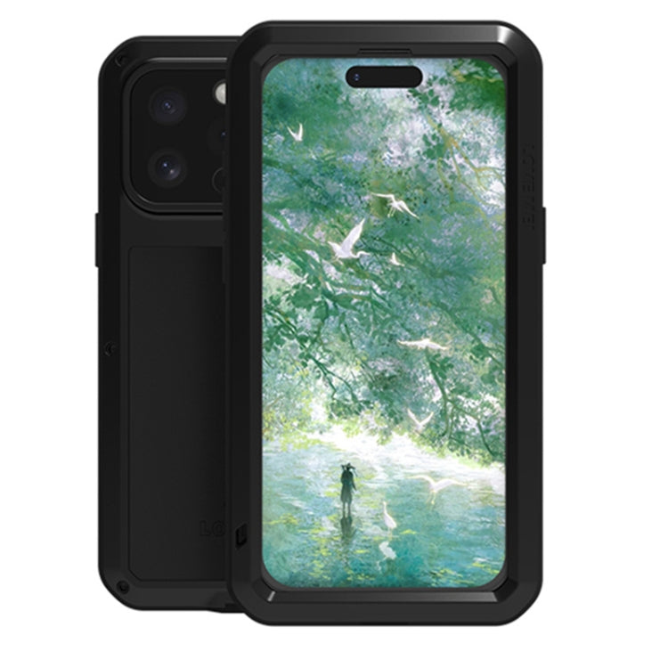 เคสโทรศัพท์กันกระแทกโลหะ LOVE MEI กันน้ำกันฝุ่น สำหรับ iPhone 17 Pro Max, สำหรับ iPhone 17 Pro, สำหรับ iPhone 17, สำหรับ iPhone 16 Pro Max, สำหรับ iPhone 16 Pro, สำหรับ iPhone 16, สำหรับ iPhone 15 Pro Max, สำหรับ iPhone 15 Pro