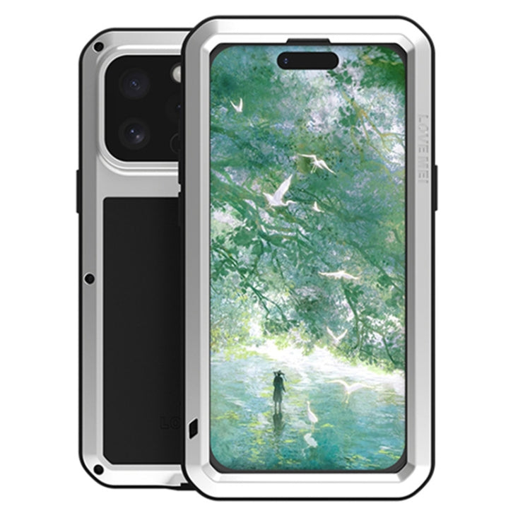เคสโทรศัพท์กันกระแทกโลหะ LOVE MEI กันน้ำกันฝุ่น สำหรับ iPhone 17 Pro Max, สำหรับ iPhone 17 Pro, สำหรับ iPhone 17, สำหรับ iPhone 16 Pro Max, สำหรับ iPhone 16 Pro, สำหรับ iPhone 16, สำหรับ iPhone 15 Pro Max, สำหรับ iPhone 15 Pro