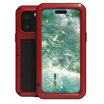 เคสโทรศัพท์กันกระแทกโลหะ LOVE MEI กันน้ำกันฝุ่น สำหรับ iPhone 17 Pro Max, สำหรับ iPhone 17 Pro, สำหรับ iPhone 17, สำหรับ iPhone 16 Pro Max, สำหรับ iPhone 16 Pro, สำหรับ iPhone 16, สำหรับ iPhone 15 Pro Max, สำหรับ iPhone 15 Pro