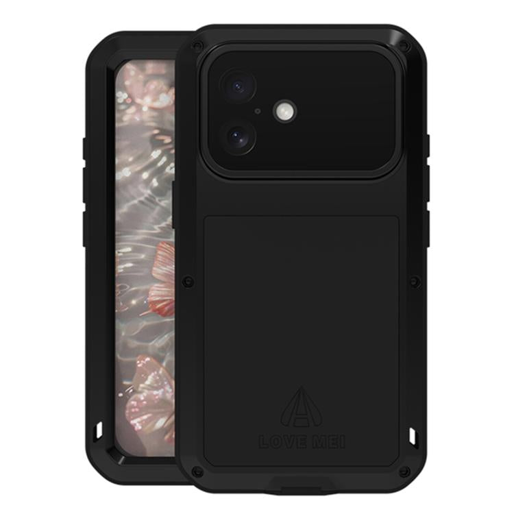 เคสโทรศัพท์กันกระแทกโลหะ LOVE MEI กันน้ำกันฝุ่น สำหรับ iPhone 17 Pro Max, สำหรับ iPhone 17 Pro, สำหรับ iPhone 17, สำหรับ iPhone 16 Pro Max, สำหรับ iPhone 16 Pro, สำหรับ iPhone 16, สำหรับ iPhone 15 Pro Max, สำหรับ iPhone 15 Pro