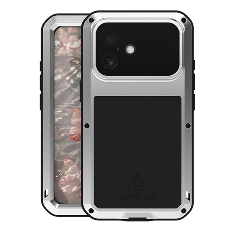 เคสโทรศัพท์กันกระแทกโลหะ LOVE MEI กันน้ำกันฝุ่น สำหรับ iPhone 17 Pro Max, สำหรับ iPhone 17 Pro, สำหรับ iPhone 17, สำหรับ iPhone 16 Pro Max, สำหรับ iPhone 16 Pro, สำหรับ iPhone 16, สำหรับ iPhone 15 Pro Max, สำหรับ iPhone 15 Pro