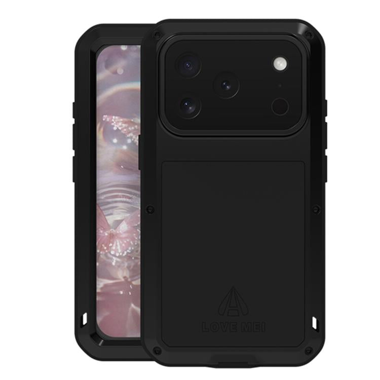 เคสโทรศัพท์กันกระแทกโลหะ LOVE MEI กันน้ำกันฝุ่น สำหรับ iPhone 17 Pro Max, สำหรับ iPhone 17 Pro, สำหรับ iPhone 17, สำหรับ iPhone 16 Pro Max, สำหรับ iPhone 16 Pro, สำหรับ iPhone 16, สำหรับ iPhone 15 Pro Max, สำหรับ iPhone 15 Pro