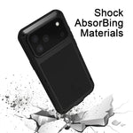 เคสโทรศัพท์กันกระแทกโลหะ LOVE MEI กันน้ำกันฝุ่น สำหรับ iPhone 17 Pro Max, สำหรับ iPhone 17 Pro, สำหรับ iPhone 17, สำหรับ iPhone 16 Pro Max, สำหรับ iPhone 16 Pro, สำหรับ iPhone 16, สำหรับ iPhone 15 Pro Max, สำหรับ iPhone 15 Pro