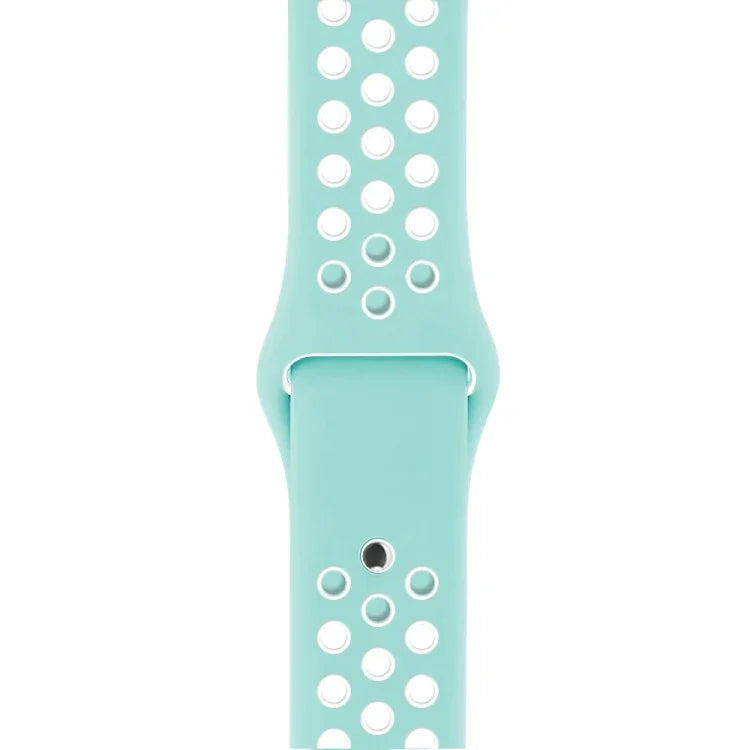 สายรัดนาฬิกาซิลิโคนสำหรับกีฬา รุ่นมาตรฐาน สำหรับ Apple Watch Series 7 41mm / 6 & SE & 5 & 4 40mm / 3 & 2 & 1 38mm, สำหรับ Apple Watch Ultra 49mm / Series 8&7 45mm / SE 2&6&SE&5&4 44mm / 3&2&1 42mm