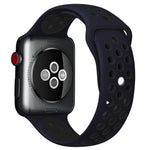 สายซิลิโคนสปอร์ต รุ่นมาตรฐาน สำหรับ Apple Watch Series 8&7 41mm / SE 2&6&SE&5&4 40mm / 3&2&1 38mm