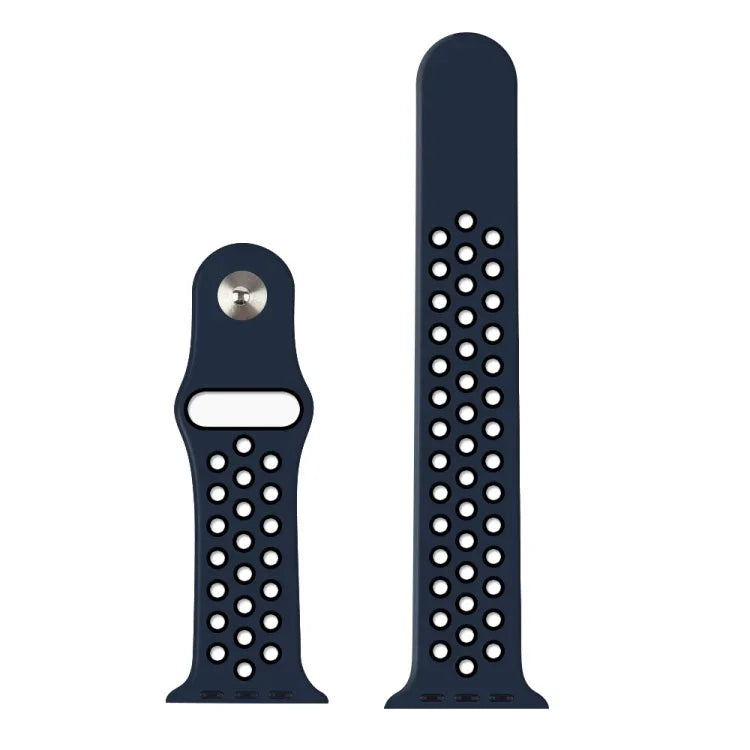 สายซิลิโคนสปอร์ต รุ่นมาตรฐาน สำหรับ Apple Watch Series 8&7 41mm / SE 2&6&SE&5&4 40mm / 3&2&1 38mm