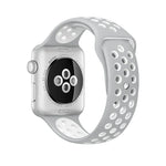 สายซิลิโคนสปอร์ต รุ่นมาตรฐาน สำหรับ Apple Watch Series 8&7 41mm / SE 2&6&SE&5&4 40mm / 3&2&1 38mm