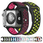 สายซิลิโคนสปอร์ต รุ่นมาตรฐาน สำหรับ Apple Watch Series 8&7 41mm / SE 2&6&SE&5&4 40mm / 3&2&1 38mm