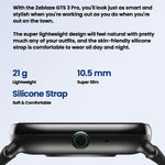Zeblaze GTS 3 Pro นาฬิกาอัจฉริยะฟิตเนส HD 1.97 นิ้ว กันน้ำ IP68