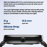Zeblaze GTS 3 Pro นาฬิกาอัจฉริยะฟิตเนส HD 1.97 นิ้ว กันน้ำ IP68