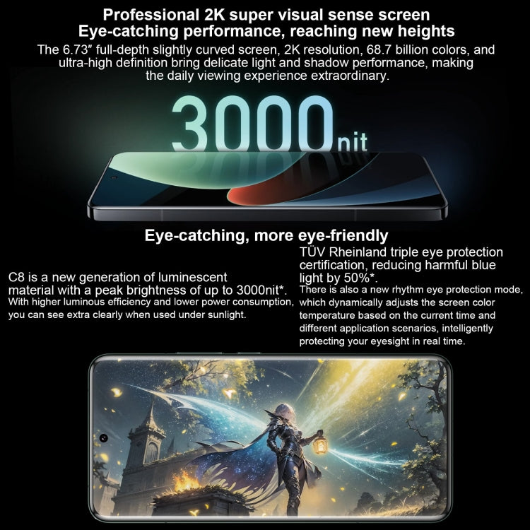 Xiaomi 14 Pro, 6.73 นิ้ว Xiaomi HyperOS Snapdragon 8 Gen 3 Octa Core 4nm สูงสุด 3.3GHz, NFC, เครือข่าย: 5G, 16GB+512GB, 16GB+1TB