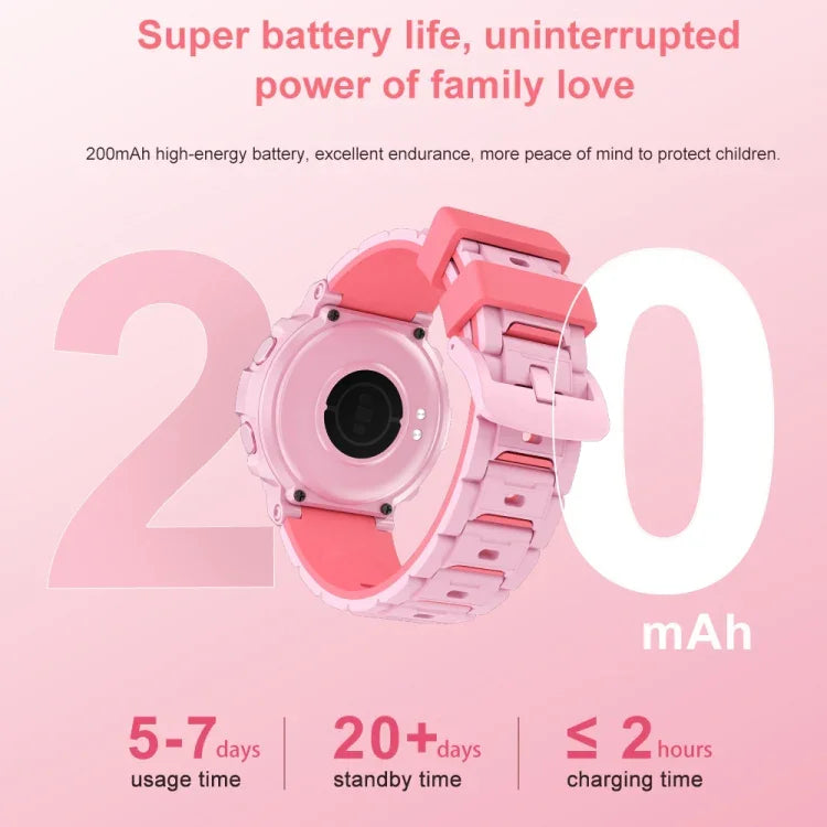 HT19 นาฬิกาอัจฉริยะสำหรับเด็ก หน้าจอกลม 1.2 นิ้ว กันน้ำ IP68 รองรับการติดตามการนอนหลับ