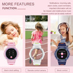 HT19 นาฬิกาอัจฉริยะสำหรับเด็ก หน้าจอกลม 1.2 นิ้ว กันน้ำ IP68 รองรับการติดตามการนอนหลับ