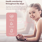 HT19 นาฬิกาอัจฉริยะสำหรับเด็ก หน้าจอกลม 1.2 นิ้ว กันน้ำ IP68 รองรับการติดตามการนอนหลับ