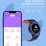 HT19 นาฬิกาอัจฉริยะสำหรับเด็ก หน้าจอกลม 1.2 นิ้ว กันน้ำ IP68 รองรับการติดตามการนอนหลับ