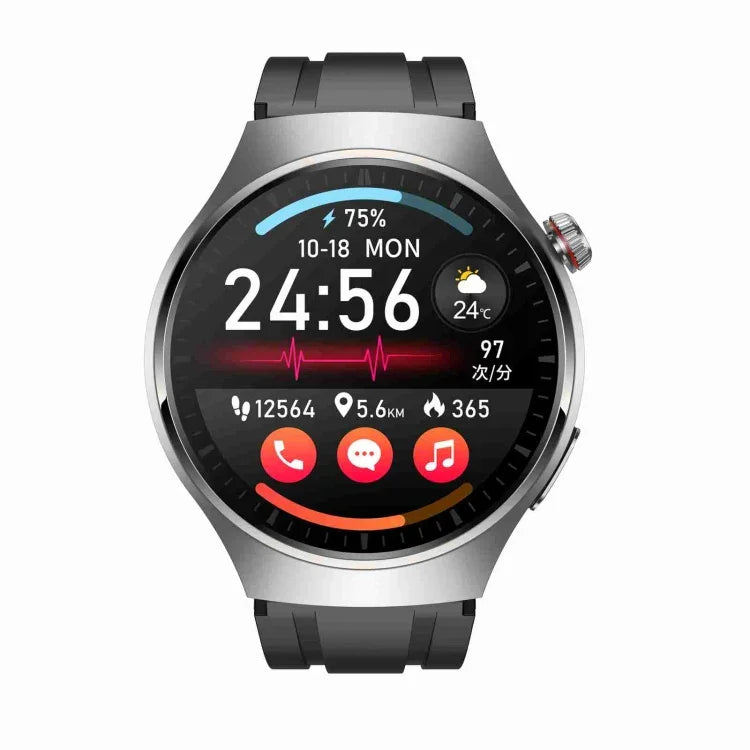 MT200 นาฬิกาอัจฉริยะหน้าจอ AMOLED 1.43 นิ้ว กันน้ำ IP67 รองรับการโทร ECG/วัดอุณหภูมิร่างกาย/วัดน้ำตาลในเลือด