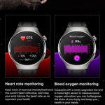 MT200 นาฬิกาอัจฉริยะหน้าจอ AMOLED 1.43 นิ้ว กันน้ำ IP67 รองรับการโทร ECG/วัดอุณหภูมิร่างกาย/วัดน้ำตาลในเลือด