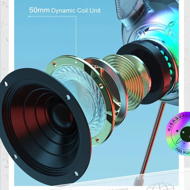 หูฟังเกมมีสาย AWEI GM-9 พร้อมไฟสีรูปหูแมวและไมโครโฟน, GM-9