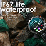 K59 นาฬิกาอัจฉริยะ 1.43 นิ้ว IP67 BT5.0 รองรับการโทรด้วยเสียง / ตรวจจับการนอนหลับ