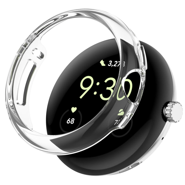เคสป้องกันนาฬิกาแบบครึ่งแพ็ควัสดุ PC กลวง สำหรับ Google Pixel Watch 2
