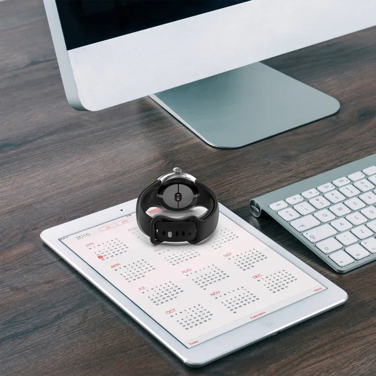 สายรัดนาฬิกาซิลิโคนสีทึบสำหรับ Google Pixel Watch 4 / 3 / 2 / 1 41 มม. ขนาด S, ขนาด L