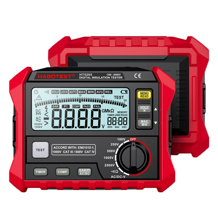 เครื่องทดสอบความต้านทานฉนวน HABOTEST HT5205, HT5205