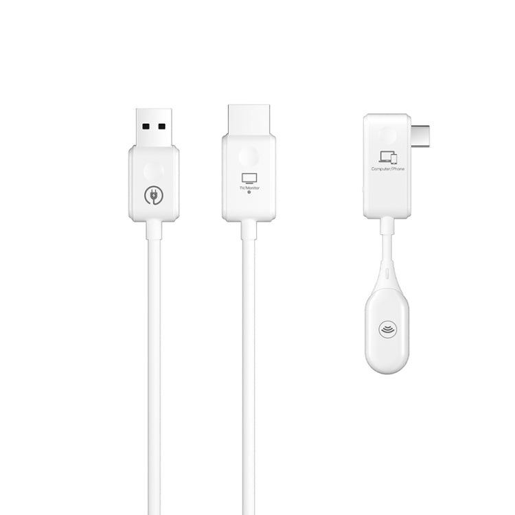 CS7 อะแดปเตอร์สายส่งสัญญาณและรับสัญญาณ HDMI ไร้สายสำหรับเล่นหน้าจอ, CS7