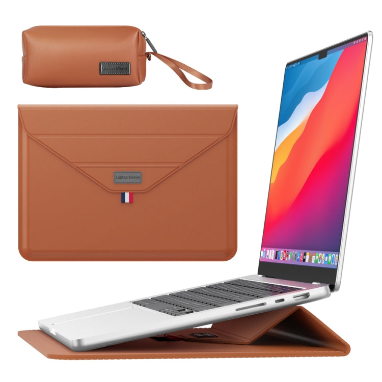 ซองใส่แล็ปท็อปแบบซองจดหมาย พร้อมถุงใส่อุปกรณ์เสริม สำหรับขนาด 13/14 นิ้ว, สำหรับขนาด 15.4/15.6/16.1 นิ้ว