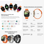 iW9 Ultra นาฬิกาอัจฉริยะหน้าจอ 2.04 นิ้ว รองรับการโทร BT / วัดอัตราการเต้นหัวใจ / ความดันโลหิต / ออกซิเจนในเลือด
