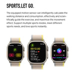 S800 Ultra Max สายรัดข้อมืออัจฉริยะ นาฬิกาอัจฉริยะสายซิลิโคน 1.5 นิ้ว รองรับการโทร Bluetooth / วัดอัตราการเต้นหัวใจ / ความดันโลหิต / ออกซิเจนในเลือด