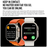 S800 Ultra Max สายรัดข้อมืออัจฉริยะ นาฬิกาอัจฉริยะสายซิลิโคน 1.5 นิ้ว รองรับการโทร Bluetooth / วัดอัตราการเต้นหัวใจ / ความดันโลหิต / ออกซิเจนในเลือด
