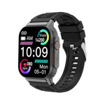 G41 สายรัดข้อมืออัจฉริยะ นาฬิกาอัจฉริยะกันน้ำ IP67 2.01 นิ้ว รองรับการโทร Bluetooth / วัดอัตราการเต้นหัวใจ / วัดน้ำตาลในเลือดแบบไม่รุกราน / HRV / MET