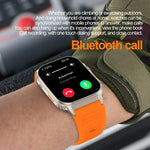 G41 สายรัดข้อมืออัจฉริยะ นาฬิกาอัจฉริยะกันน้ำ IP67 2.01 นิ้ว รองรับการโทร Bluetooth / วัดอัตราการเต้นหัวใจ / วัดน้ำตาลในเลือดแบบไม่รุกราน / HRV / MET