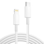 สายชาร์จข้อมูลชาร์จเร็ว ความยาว 1 ม., Type-C ถึง Type-C PD 60W, Type-C ถึง 8 พิน, USB ถึง 8 พิน, USB ถึง Type-C
