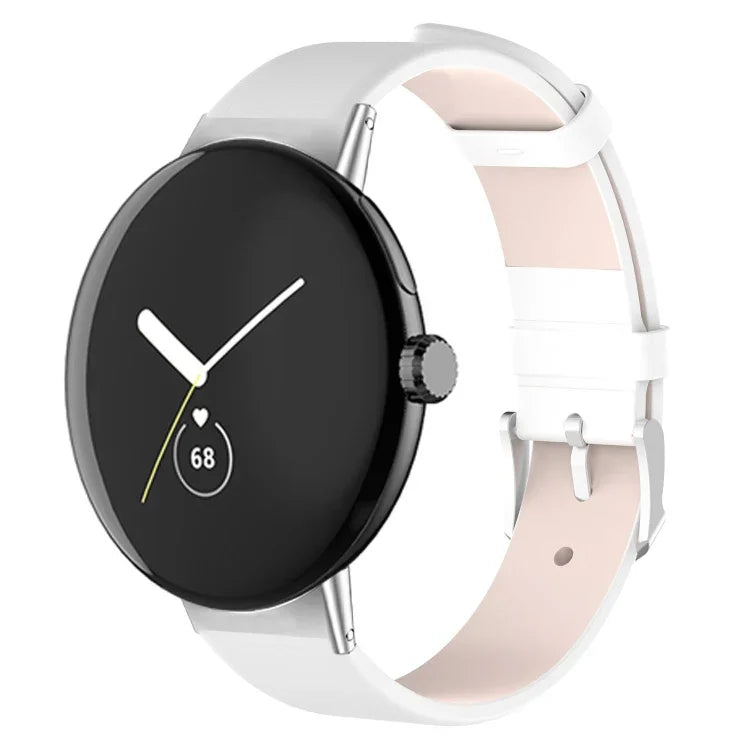 สายรัดนาฬิกาหนัง สำหรับ Google Pixel Watch 4 / 3 / 2 / 1 ขนาด 41 มม.