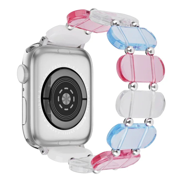 สายรัดนาฬิกาเรซินยืด สำหรับ Apple Watch Series 8 ขนาด 41 มม., 45 มม., Apple Watch SE 2022 ขนาด 40 มม., 44 มม., Series 7 ขนาด 41 มม., 45 มม.
