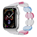สายรัดนาฬิกาเรซินยืด สำหรับ Apple Watch Series 8 ขนาด 41 มม., 45 มม., Apple Watch SE 2022 ขนาด 40 มม., 44 มม., Series 7 ขนาด 41 มม., 45 มม.